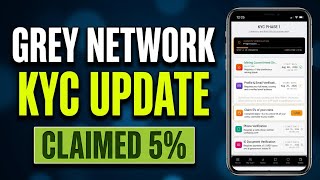 Details GreyNetwork KYC Level 1, 2 & 3 Complete Live 5% Token Claimed | GreyNetwork New KYC Update Update