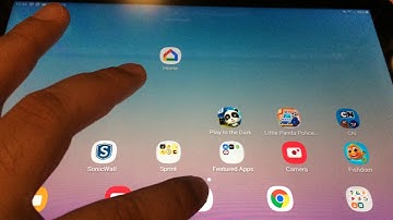 Samsung Galaxy Tab A: After installing app, can