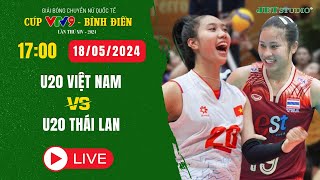 🔴 [TRỰC TIẾP] U20 VIỆT NAM VS U20 THÁI LAN | Cúp VTV9 - Bình Điền 2024 | JET STUDIO