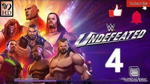 WWE Undefeated Gameplay Walkthrough | Part 4 | [ IOS / ANDROID ]