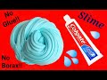 DIY Toothpaste Fluffy Slime How To Make Slime Without Glue Or Borax Colgate Toothpaste Slime 