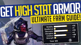 Destiny 2 | Get HIGH STAT Armor SOLO! Ultimate Farm Guide - Witch Queen