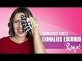 Esmaltes escuros Risqué - Swatches nas unhas - Vício de Menina