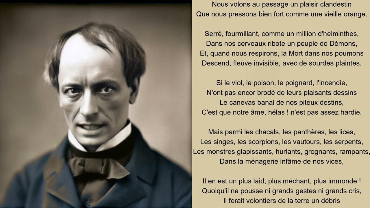 Charles Baudelaire - Au lecteur - YouTube