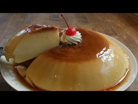 大きな昔ながらの固めのプリンの作り方【牛乳をまるごと1本使って☆】 Big Custard Pudding Recipe｜Coris cooking