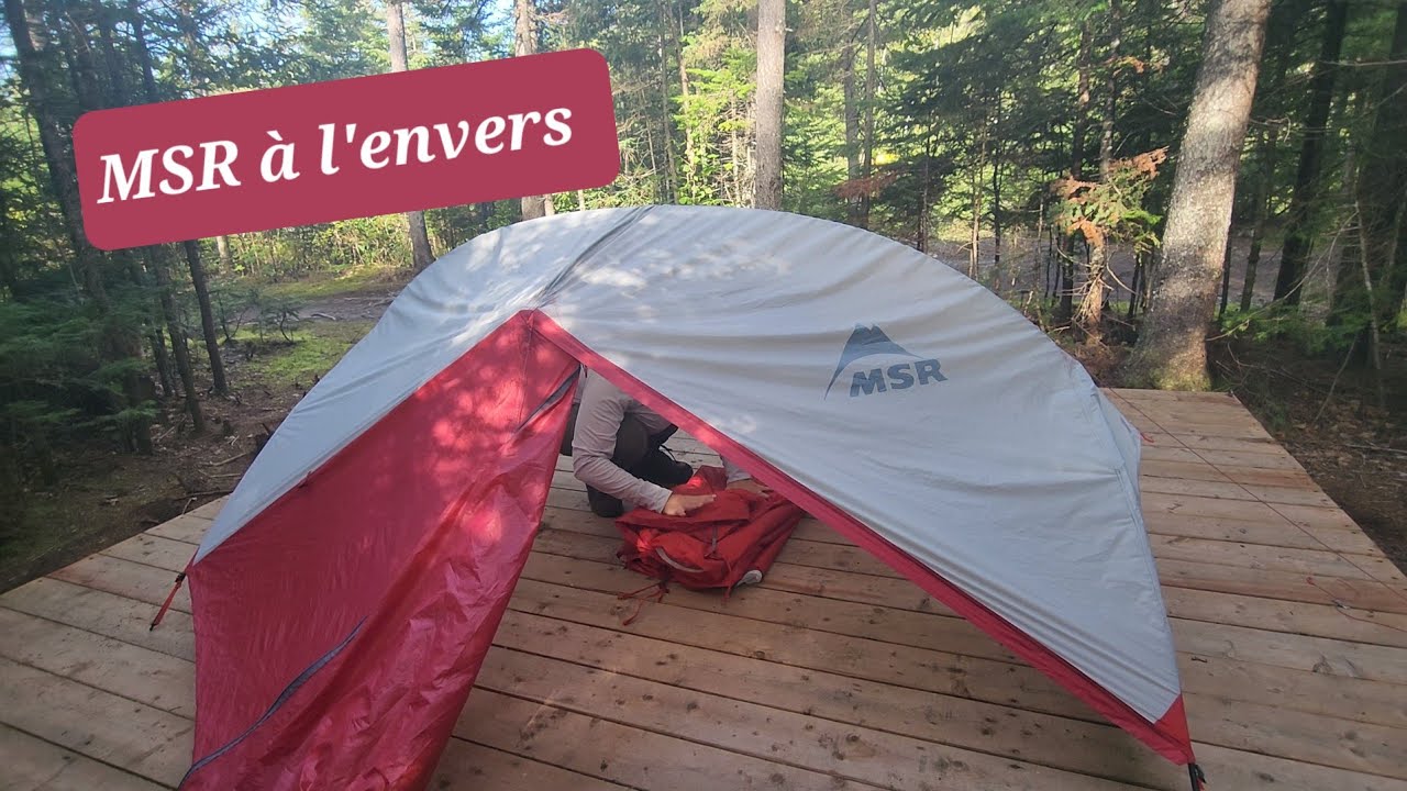 Montage inversé pour jours de pluie