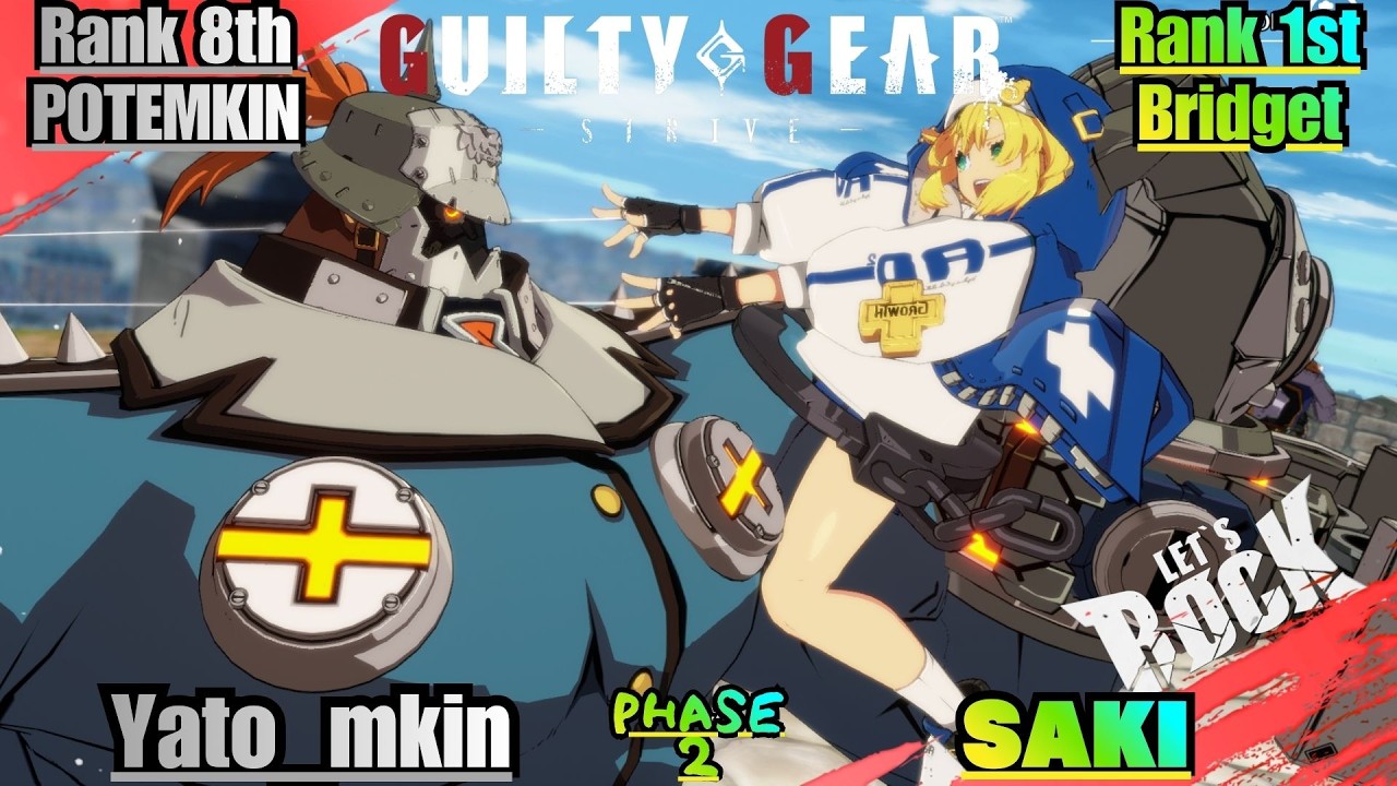 GGST➤Rank 8th POTEMKIN / ポチョムキン [ Yato_mkin ] vs Rank 1st Bridget / ブリジット [ SAKI / 咲樹 ]