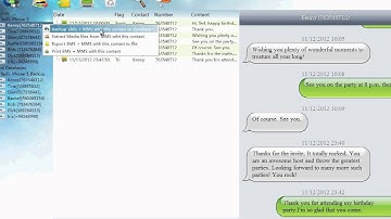 Extract iPhone SMS/MMS to computer