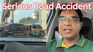 Scorpio N Performance in Gurgaon 🚗 | Serious Road Accident 😱