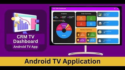 Odoo CRM Dashboard Android TV Application