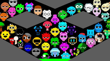 50 Sprunki Marbles Tournament - Marble Race in Algodoo! Who Will Win?