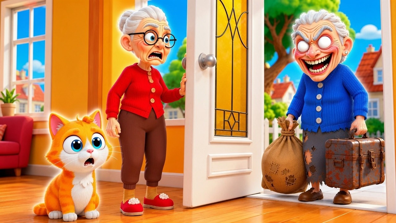 La Hermana GEMELA MALVADA de la Abuela Vino de Visita... (I Am Cat)!