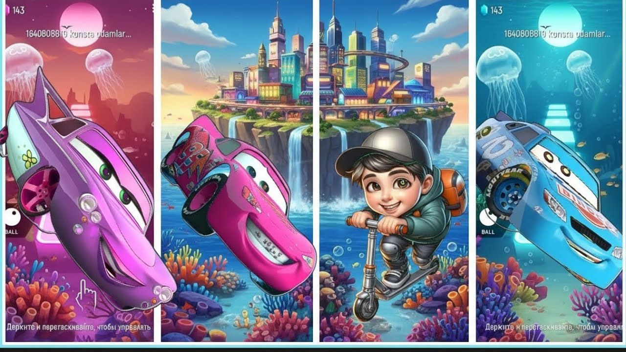 1️⃣ Tiles Hop  McQueen Moves in Perfect Harmony with the Beat! Pure Flow! 🎶⚡🔥 