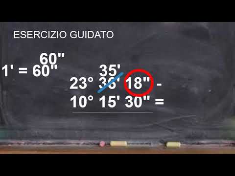 SOTTRAZIONE ANGOLI