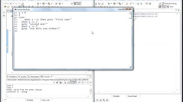 Ruby Programming Case Statement with Else Part - 13