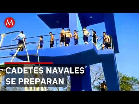 Cadetes se preparan en la Escuela Naval para servir en la Armada de México