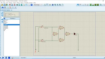 X-OR gate using NAND gate | proteus 8 |Digital circuit design |