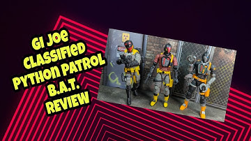 GI Joe Classified Python Patrol B.A.T. REVIEW #hasbro #actionfigures #gijoe