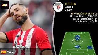 Yeray  (Athletic Club): Trayectoria, posiciones y habilidades
