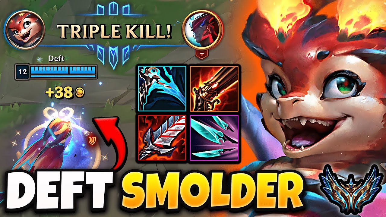 Smolder vs Varus ADC [ KT Deft ] Patch 14.2 Korea Challenger ✅