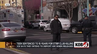 Teen sentenced to 15 years for deadly strip club shooting