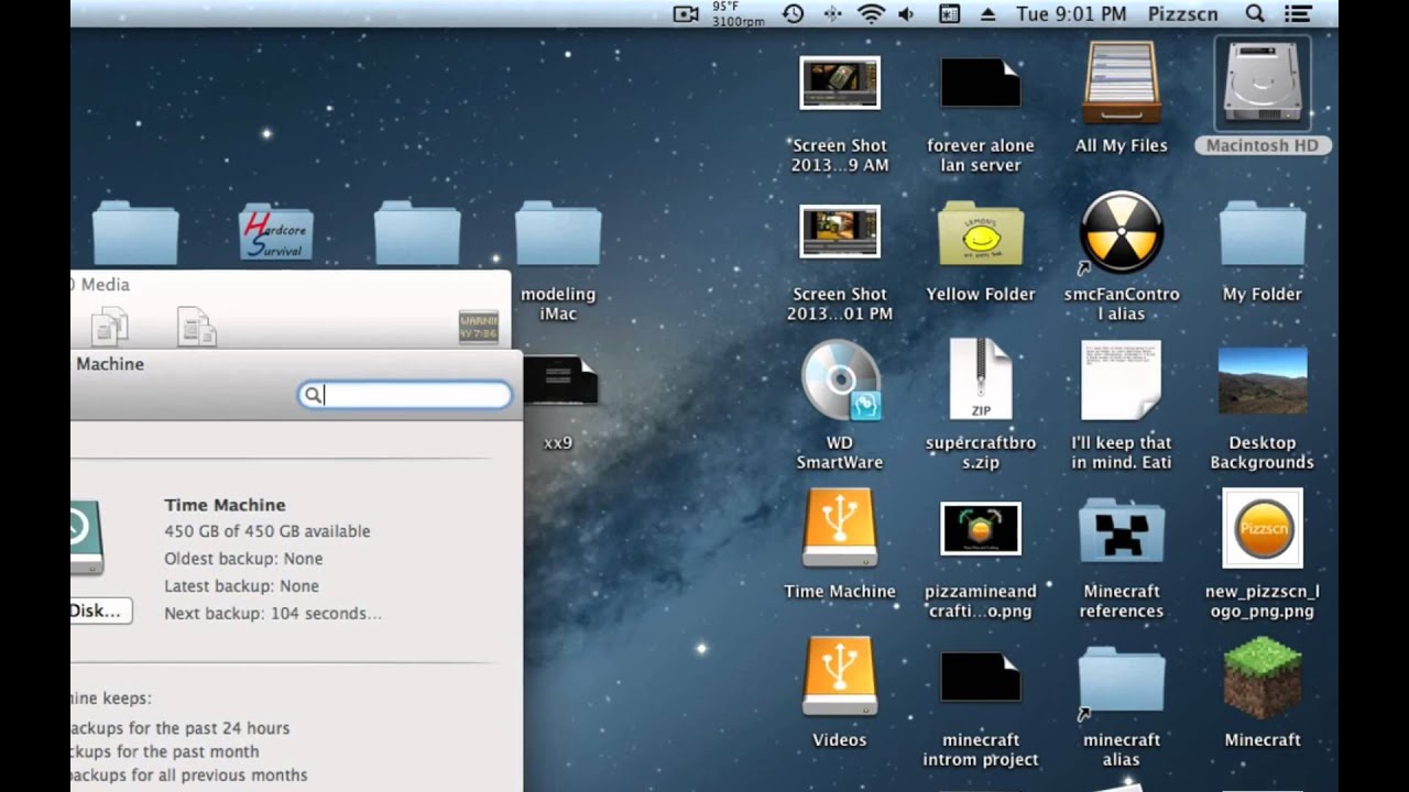iMac - Setting up Time Machine for the first time - YouTube