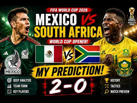 Mexico vs South Africa Prediction 🇲🇽🇿🇦 | FIFA World Cup 2026 Opener | PitchSide AliYoutube Video