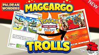 Magcargo Troll Deck Goes CRAZY 🔥 | Mesagoza Makes It OP | Troll Deck In Pokemon TCG Pocket
