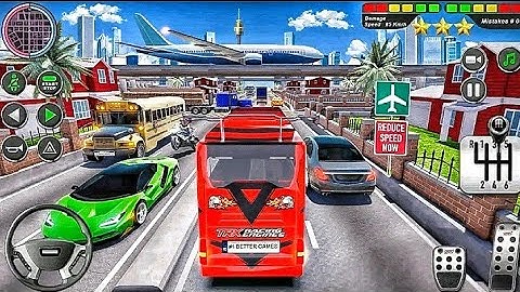 Offroad Coach Bus Driving Simulator Android 3D | Euro Coach Bus Driving Simulator Android Gameplay 💞