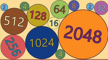 BALL MERGE 2048 3D (Color Ball Drop & Merge) Asmr Gameplay Max Level - Level Up Numbers Balls