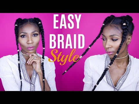 Easy Protective Braid Styles Natural Hair Dej Loaf