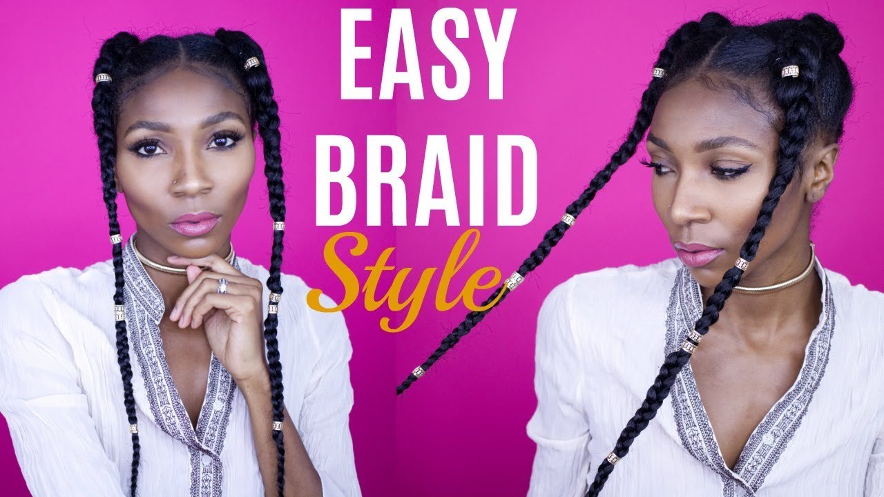 Easy Protective Braid Styles Natural Hair Dej Loaf Inspired