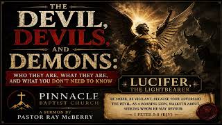 PBC Lucifer the Lightbearer
This is the first in a series entitled, The Devil, Devils, and Demons: Who they are, What they are, and What you Dont Need to Know by Pastor Ray McBerry of Pinnacle Baptist Church. This first installment deals with the person of Satan, including his origins, his powers, his authority, and a chronological journey of his entire existence from beginning to end. The purpose of this series is to answer questions about the spiritual realm squarely from Scripture and to deal a blow to unbiblical ideas which have become so prevalent among Christians online today.
Please click the LIKE and SUBSCRIBE buttons to receive other videos from Pinnacle Baptist Church.
Pastors series on Freemasonry
https://www.youtube.com/playlist?list=PLOxd6UvVjBMvS0SzRZ10KHPSxTBRp23tV
Pastors series on Biblical Cosmology with a million views online
https://www.youtube.com/playlist?list=PLOxd6UvVjBMtWuhgbVRmY0xzECRs2_ZiL
If you enjoy our Pastors fearless, in-depth teaching and preaching from the Word of God, we would love for you to sign up for our free email newsletter from Pinnacle Baptist Church at:
https://pinnaclebaptist.com/sign-up-for-our-weekly-online-services-from-pbc/
For those who do not have a Bible-believing church in your immediate area, we do allow our online listeners to become actual members of Pinnacle Baptist Church. We have people who love our Pastors teaching and preaching in 29 different states who have joined our church and are working together to spread the gospel and the truth of Gods Word in many ways. If you find yourself in a similar situation, we invite you to visit the churchs website for more information about becoming a member of Pinnacle Baptist Church.
Listen to hundreds of other sermons and Bible studies from PBC at...
www.PinnacleBaptist.com PBC Lucifer the Lightbearer