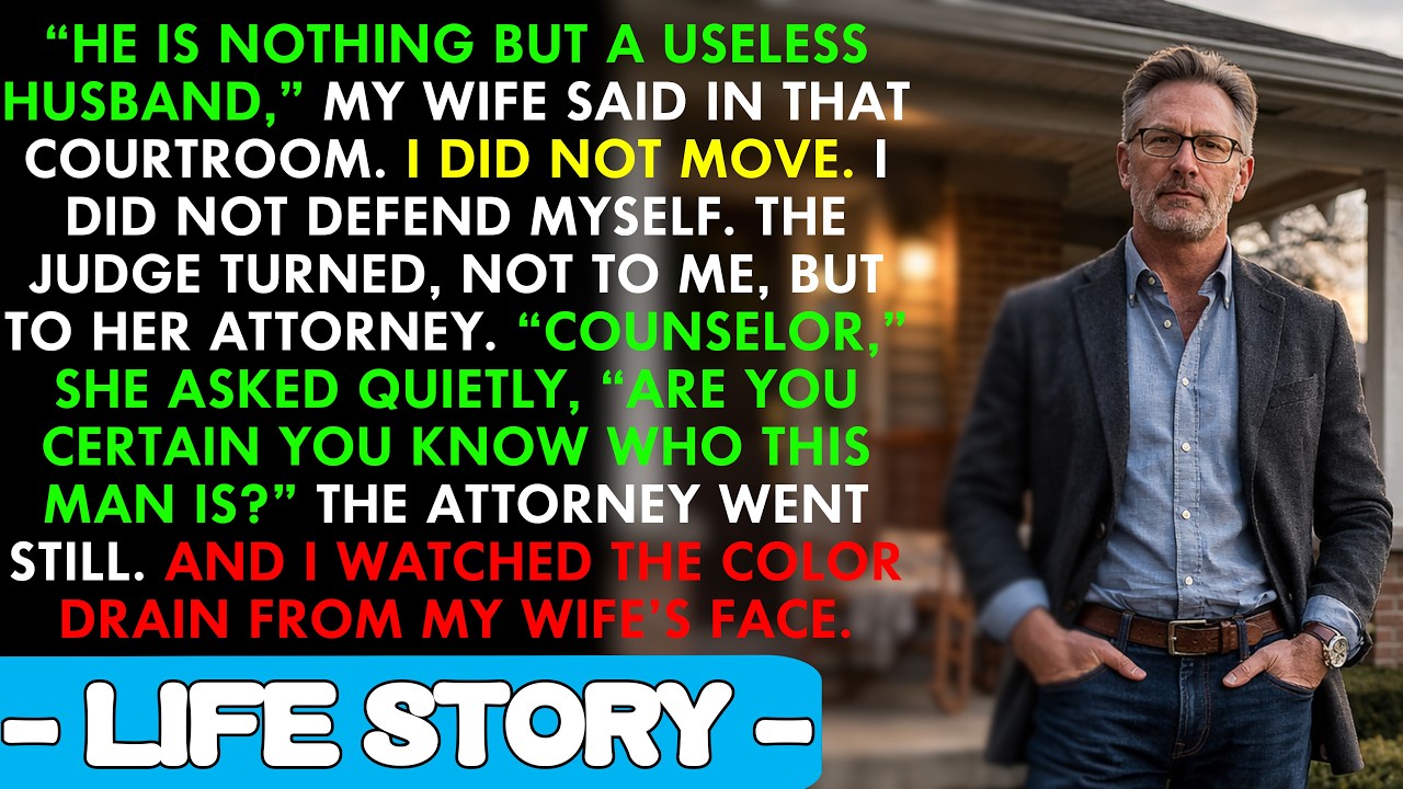 In Court, My Wife Called Me “A Useless Husband” — Until The Judge Asked One Question…