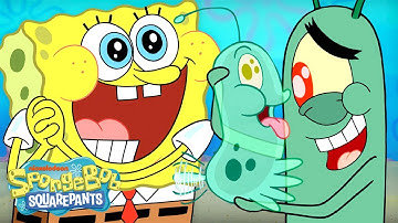 Plankton’s Nicest Moments in SpongeBob 🦠💚 | @SpongeBobOfficial