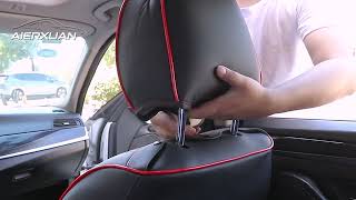 Aierxuan Full Coverage Universal Seat Covers-Installation Video