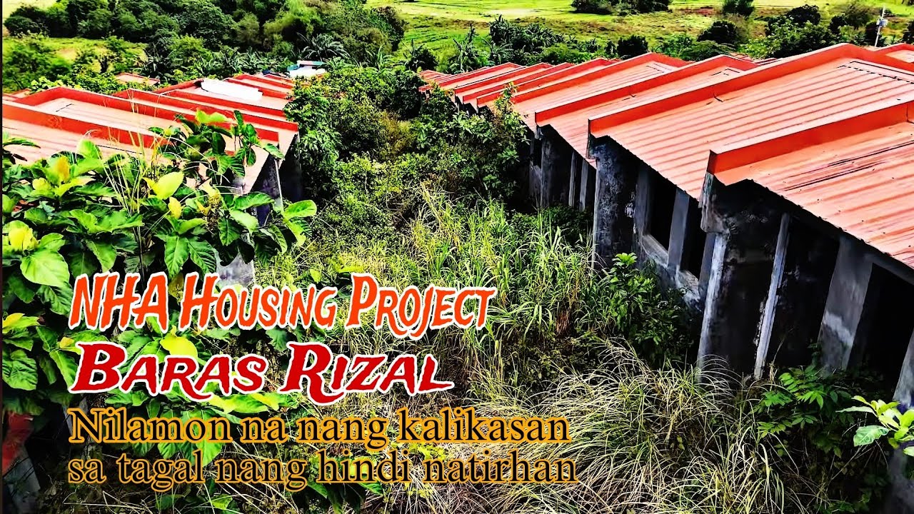 Mga pabahay ng NHA sa Baras Rizal sira na sa tagal ng hindi natirhan