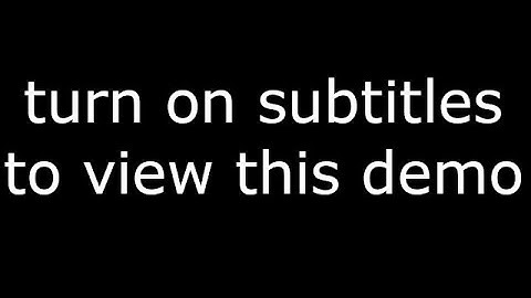 large scroll subtitle demo