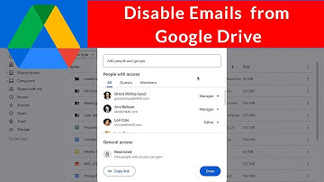 How to Stop Receiving Emails from Google Drive?
