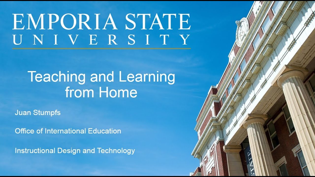 Learning and Teaching from Home
