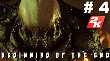DOOM 4 2K60fps Ultra Walkthrough Gameplay Part 4 - Campaign Mission 4 Beginning of the end