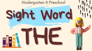 SIGHT WORD THE - Master Sight Words FAST - Kindergarten & Preschool - Distant Learning
