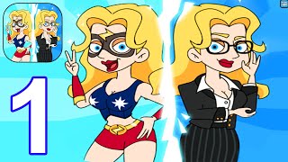 Girl Hero! - Gameplay Walkthrough Part 1 - All Levels 1-20 (Android, iOS) screenshot 2