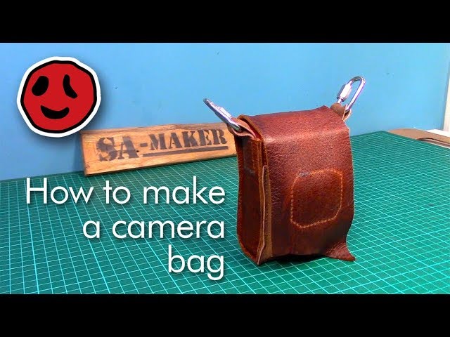 Making a padded leather camera bag - DIY 