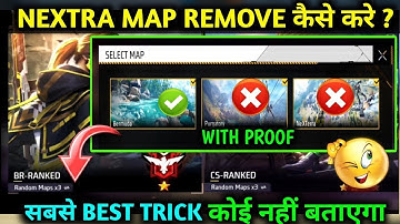 NEXTRA MAP DELETE KESE KARE | HOW TO PLAY ONLY BERMUDA MAP IN BR & CS RANK | NEXTRA MAP REMOVE KARE