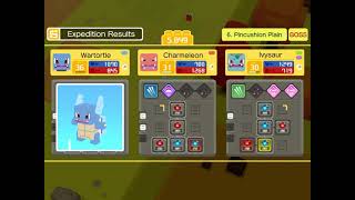 my wartortle turns into blastoise  in Pokémon quest