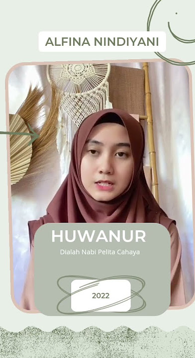 SHOLAWAT HUWANUR - ALFINA NINDIYANI