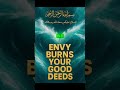 Envy burns your good deeds 🔥💔⚡