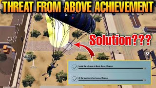 Trick to Complete Threat from Above Achievement - PUBG Mobile/BGMI