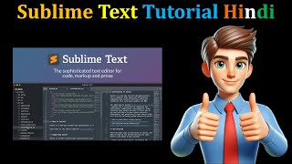 Sublime Text Tutorial - Hide/Show: Sidebar, Menu, Minimap, and Status bar (Hindi)